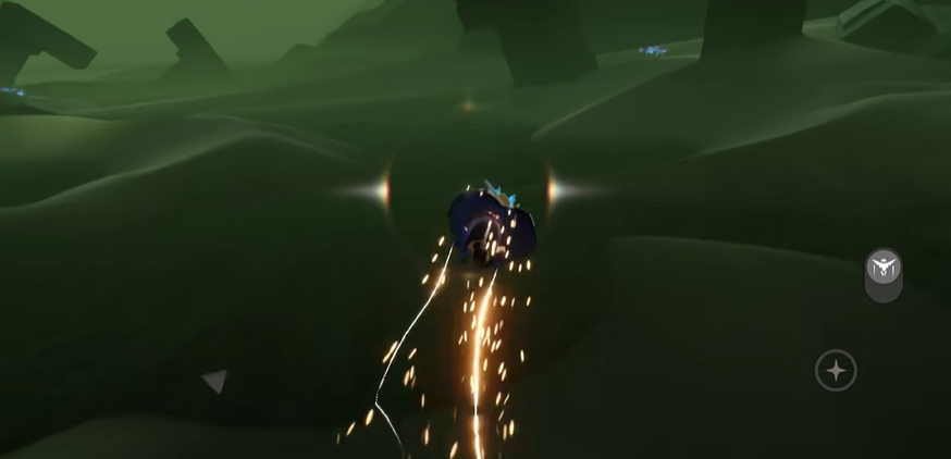 如何实现光遇中角色斜滑的动作 如何实现光遇中角色斜滑的动作