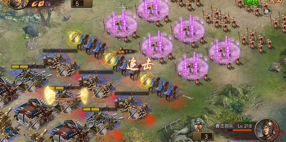 在攻城掠地97级中如何打败张辽