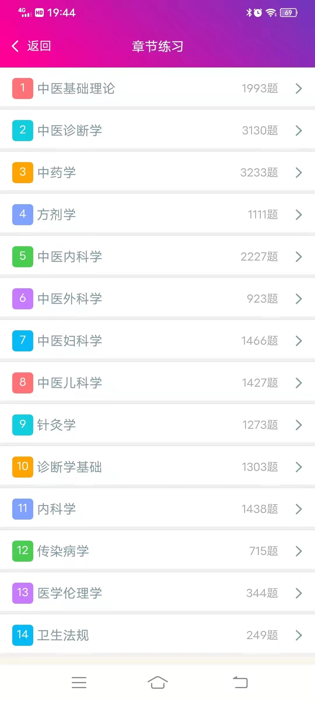 中医执业助理医师考试_截图3
