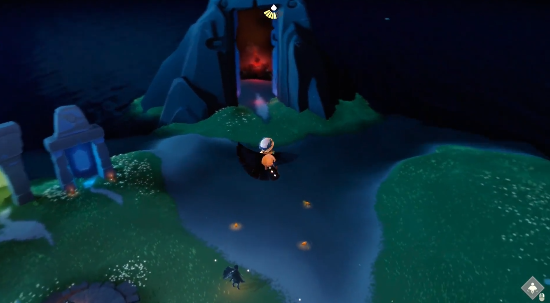 光遇禁阁蓝斗篷与何种裤子相得益彰