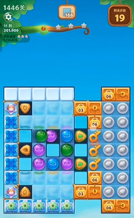 开心消消乐2396关的窍门是什么