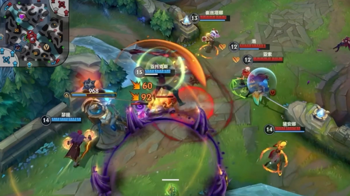 英雄联盟手游中最厉害的单挑是什么