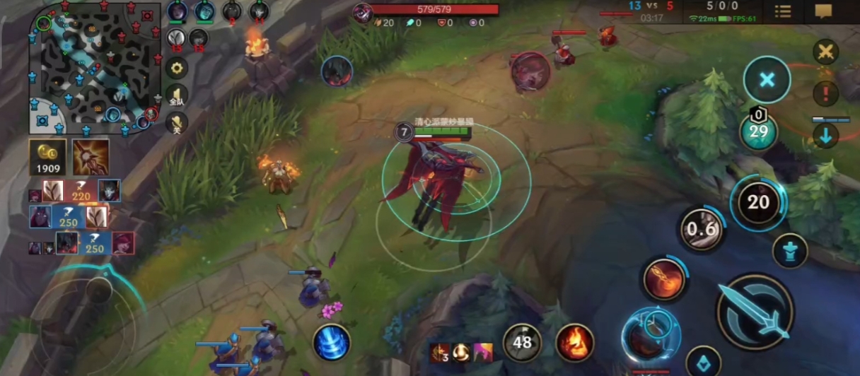 英雄联盟手游中最厉害的单挑是什么