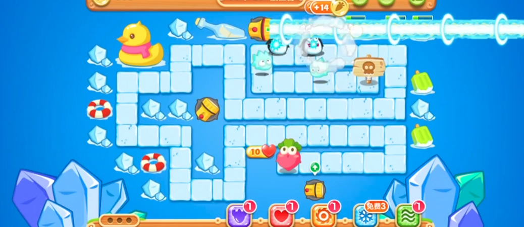 有没有人知道保卫萝卜2七十三关的窍门