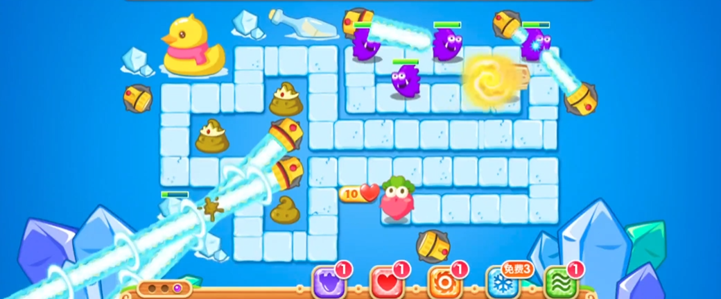 有没有人知道保卫萝卜2七十三关的窍门