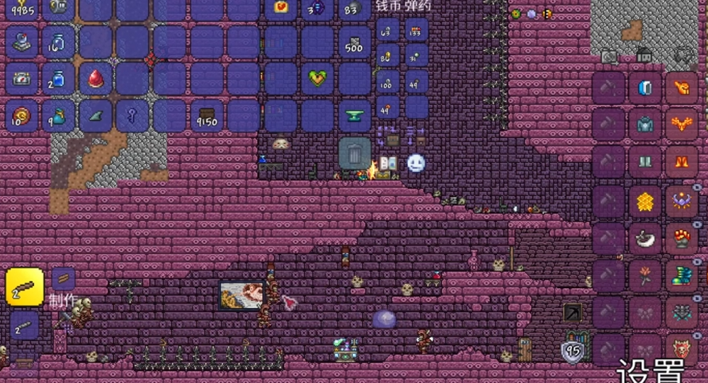 如何在泰拉瑞亚网中探索地下洞穴