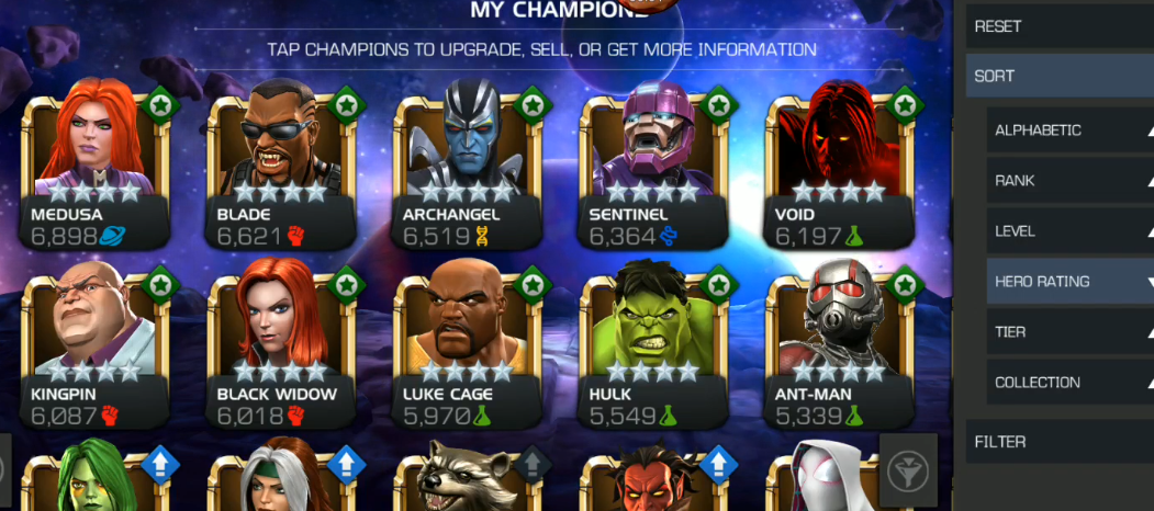 漫威超级争霸战四星英雄排名有何特点